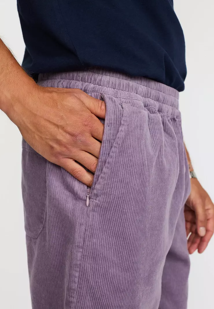 Revolution Purple Long Casual Shorts Herren lila